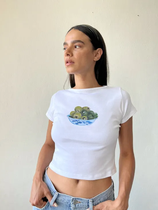 Tops Women Lisa Says Gah Alex Tee Olive Bowl