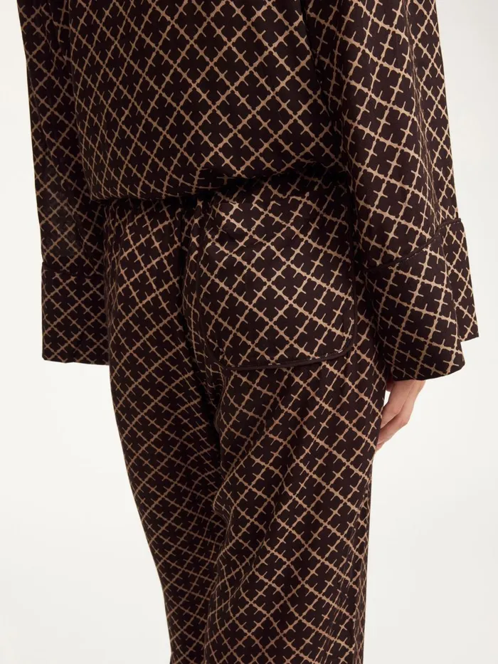 Trousers Women By Malene Birger Ameliano Wideleg Trousers Signature Flower Trousers Women By Malene Birger Ameliano Wideleg Trousers Signature Flower