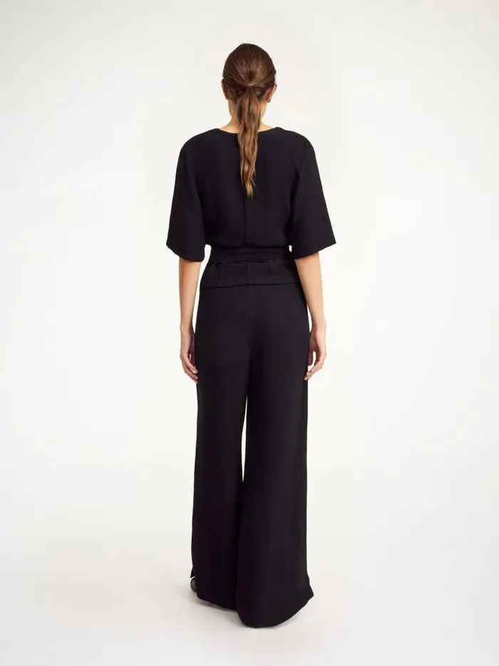 Trousers Women By Malene Birger Campione Wideleg Trousers Black Trousers Women By Malene Birger Campione Wideleg Trousers Black
