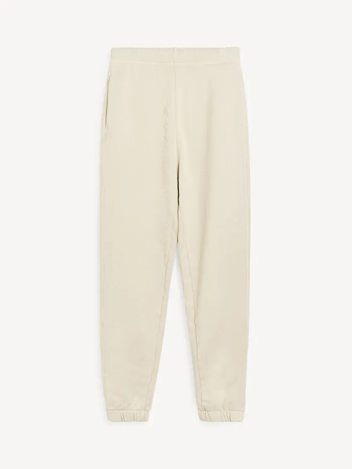 Trousers Women By Malene Birger Hali Organic Cotton Sweatpants Oyster Gray Trousers Women By Malene Birger Hali Organic Cotton Sweatpants Oyster Gray