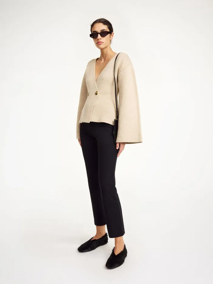 Trousers Women By Malene Birger Vilea Cropped Trousers Black
