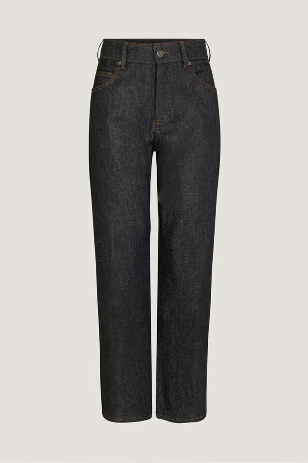 Trousers Women Soeur BARNEY JEANS Black Raw Denim