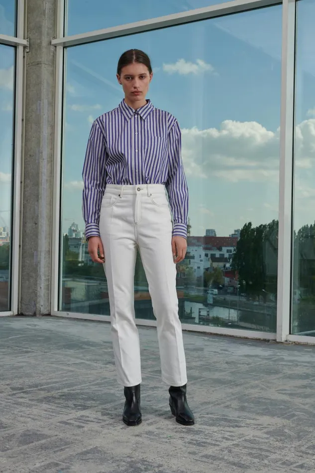 Trousers Women Soeur FRANCISCO JEANS Chalk