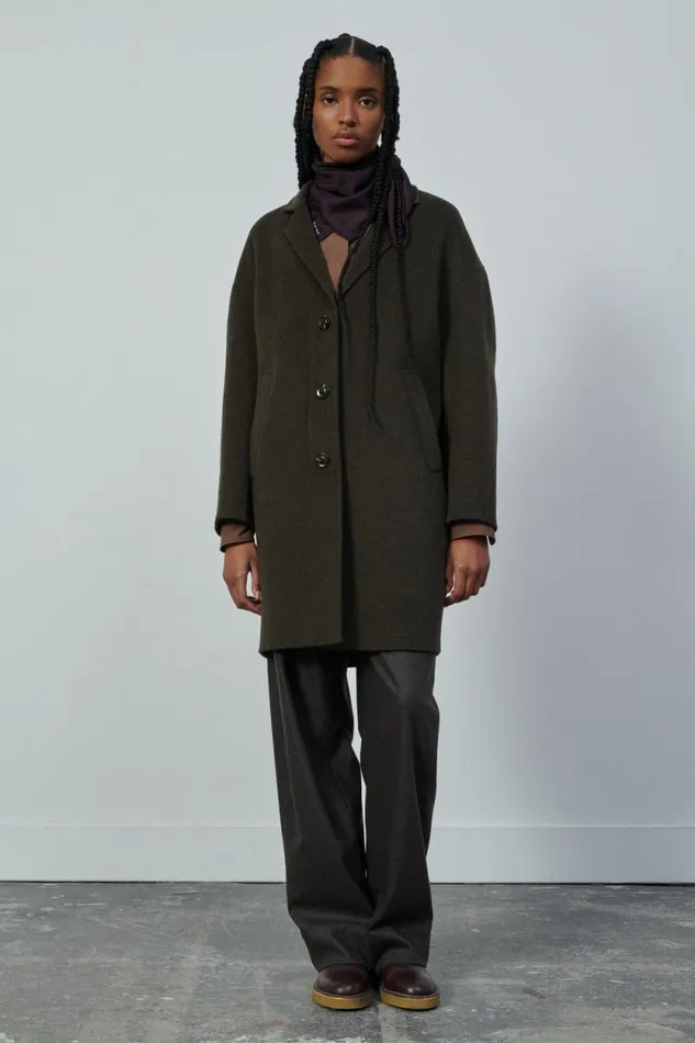 Trousers Women Soeur WALLY TROUSERS Mottled Brown