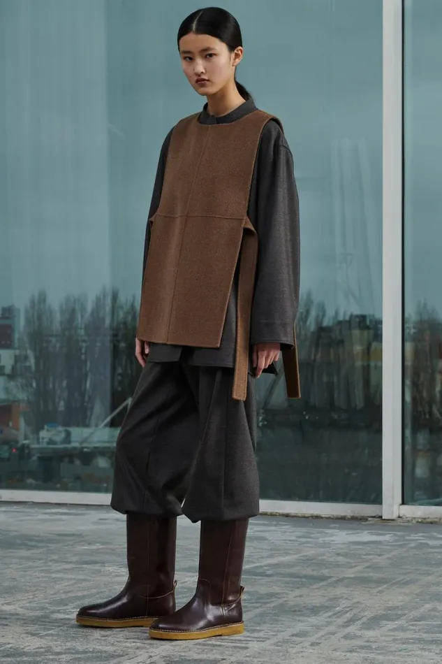 Trousers Women Soeur WALLY TROUSERS Mottled Brown
