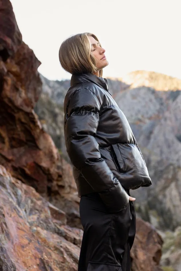 Umbra Puffer Jacket 8211 FINAL SALE Black Women Bohme Outerwear