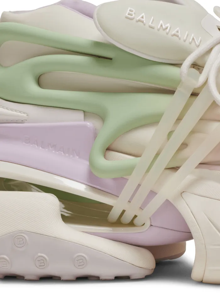 Unicorn Sneakers In Neoprene And Leather Multicolor Women Balmain Sneakers
