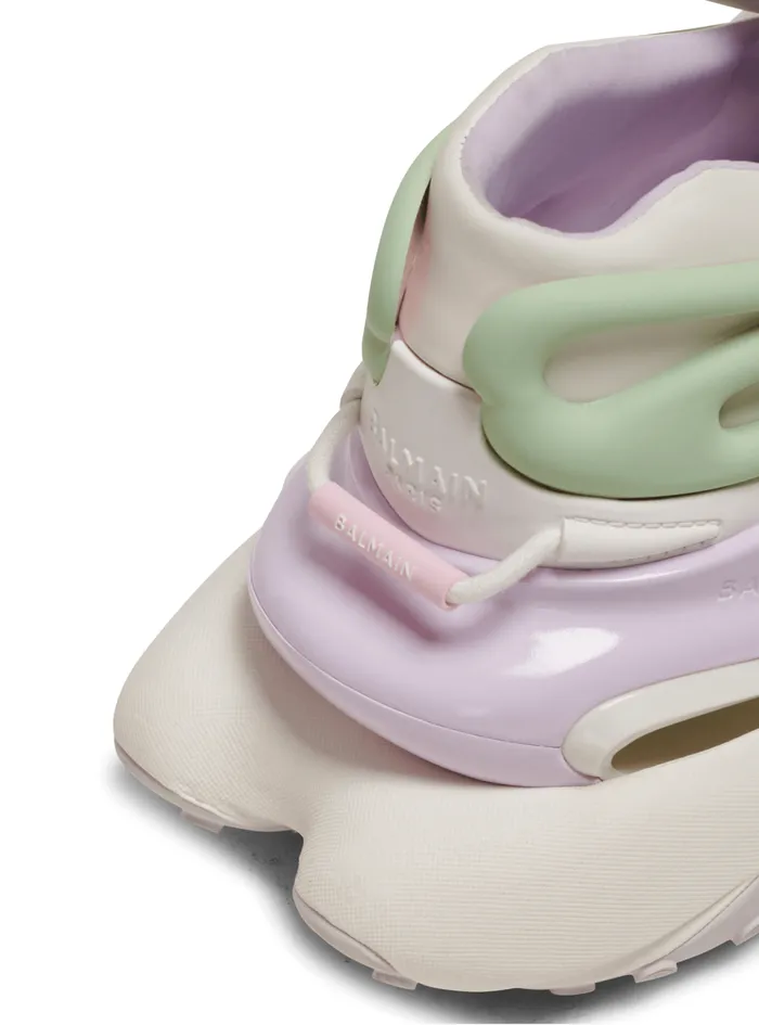 Unicorn Sneakers In Neoprene And Leather Multicolor Women Balmain Sneakers