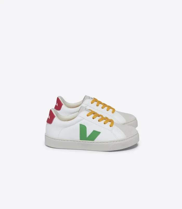 VEJA Esplar Kids ESPLAR LACES LEATHER WHITE LEAF PEKIN