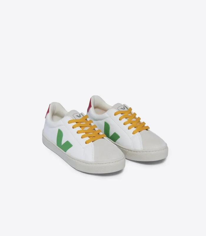 VEJA Esplar Kids ESPLAR LACES LEATHER WHITE LEAF PEKIN