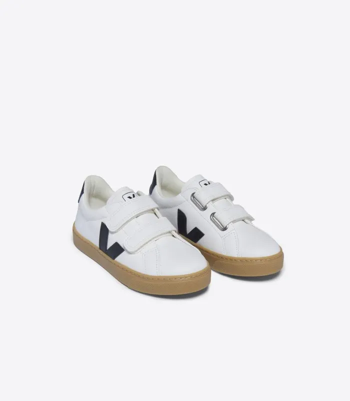 VEJA Esplar Kids ESPLAR LEATHER WHITE BLACK NATURAL