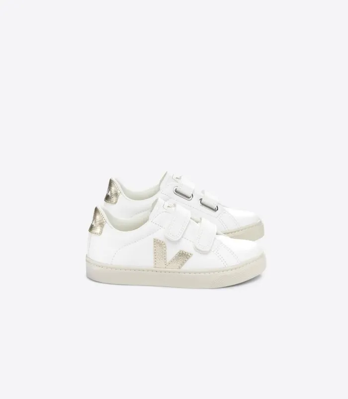 VEJA Esplar Kids ESPLAR LEATHER WHITE PLATINE