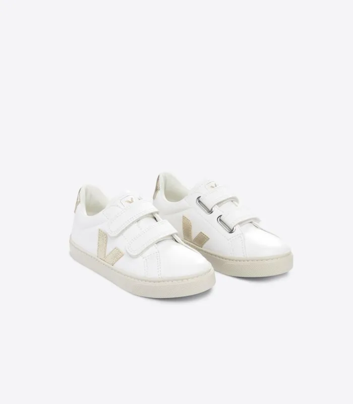 VEJA Esplar Kids ESPLAR LEATHER WHITE PLATINE