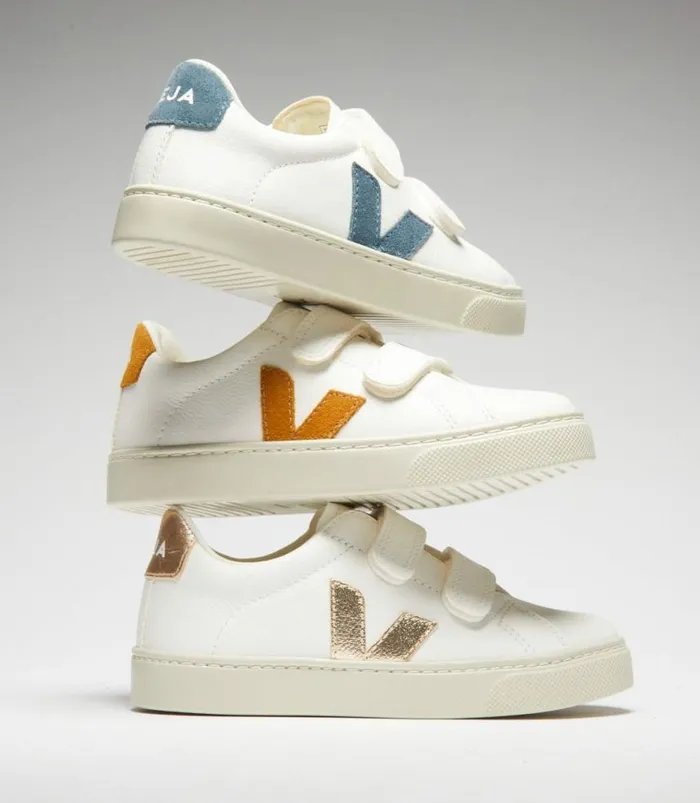 VEJA Esplar Kids ESPLAR LEATHER WHITE PLATINE