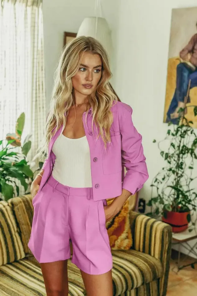 Waldorf Shorts In Pink Pink Women Bohme Sets