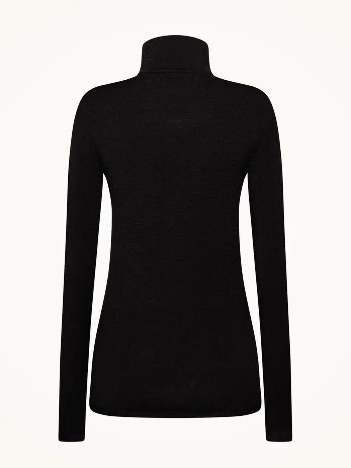 Wolford Longsleeved Tops The Merino Top Long Sleeves Black 8211 Women