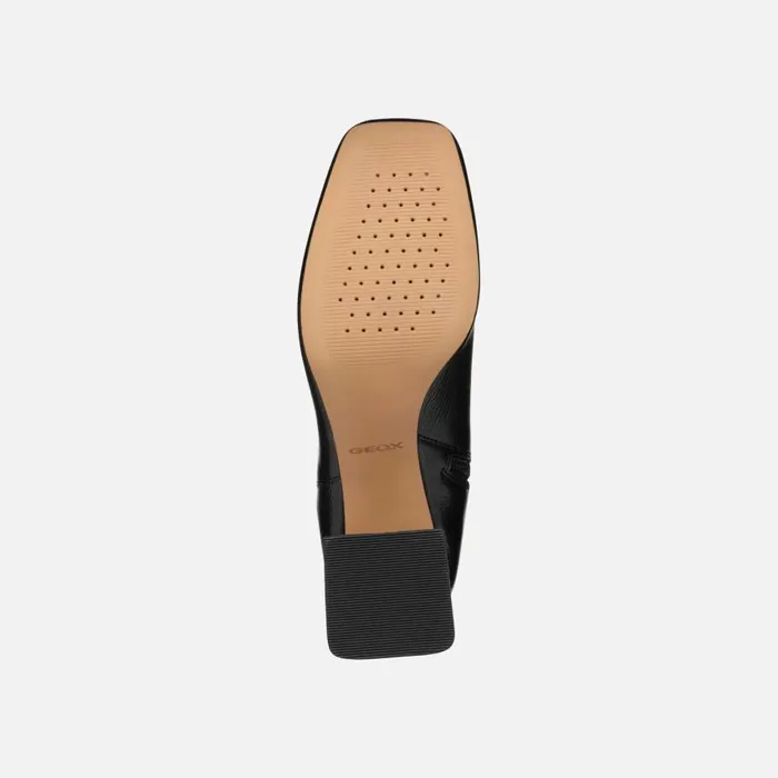 Woman Geox Ankle Boots CORONILLA WOMAN Black Medium Heel Ankle Boots Black