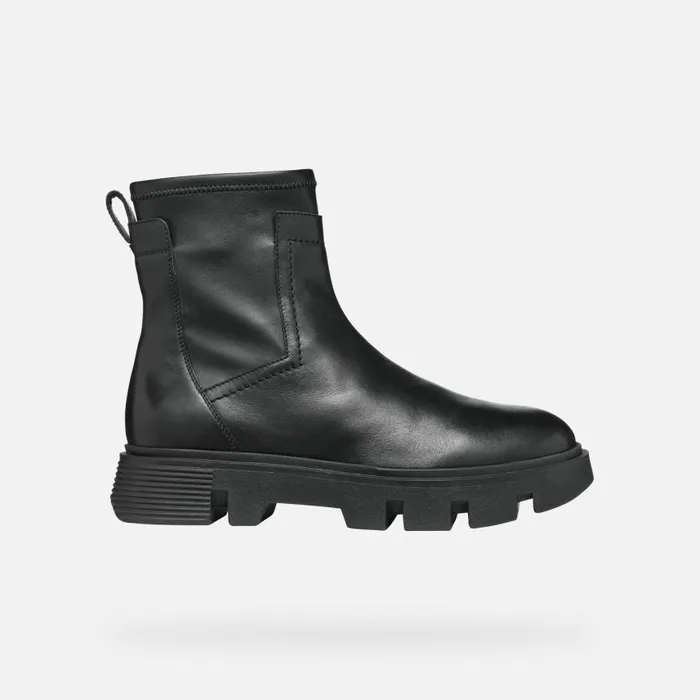 Woman Geox Ankle Boots VILDE C Chelsea Boots Black Woman Geox Black