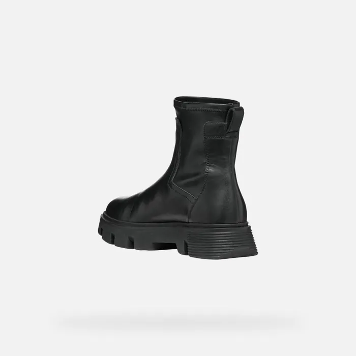 Woman Geox Ankle Boots VILDE C Chelsea Boots Black Woman Geox Black