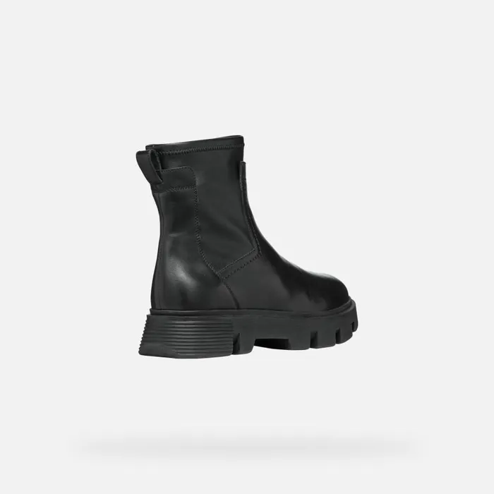 Woman Geox Ankle Boots VILDE C Chelsea Boots Black Woman Geox Black