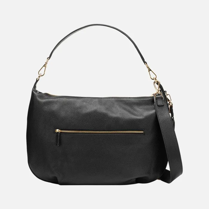 Woman Geox Bags AURELYI A Handbag Black Woman CASHMERE Black