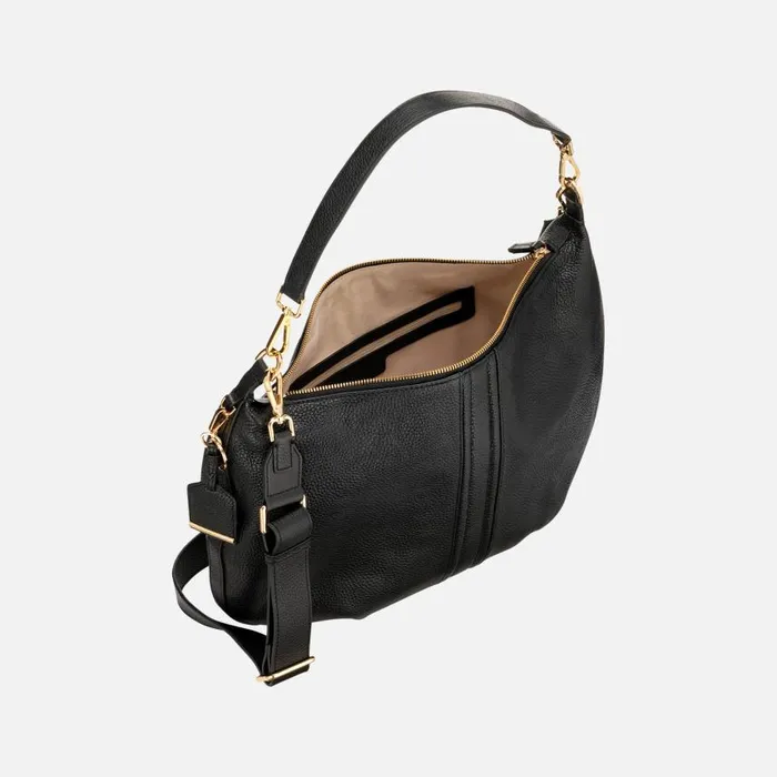 Woman Geox Bags AURELYI A Handbag Black Woman CASHMERE Black