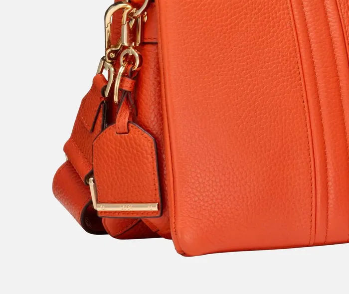 Woman Geox Bags CLARISSY WOMAN Orange Crossbody Bag Orange