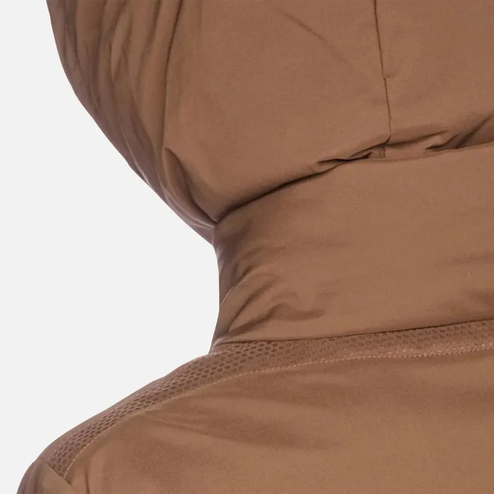 Woman Geox Down Jackets ELEANA WOMAN Partridge Fulllength Quilted Coat Partridge