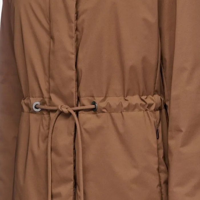 Woman Geox Down Jackets ELEANA WOMAN Partridge Fulllength Quilted Coat Partridge