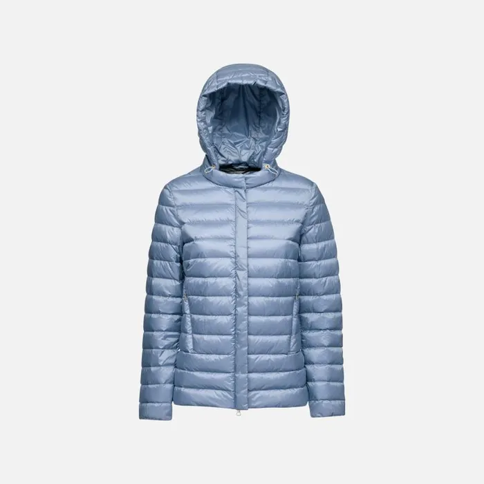 Woman Geox Down Jackets JAYSEN WOMAN Infinity Short Down Jacket Infinity