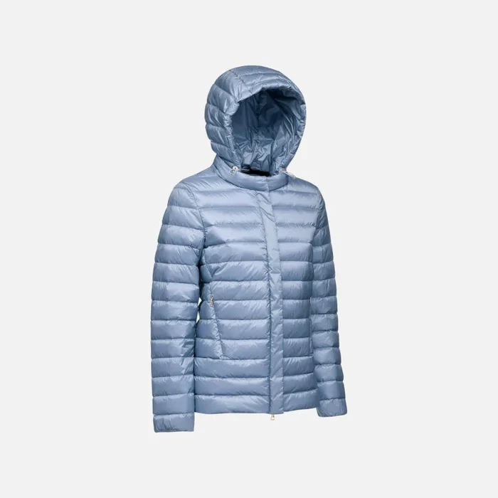 Woman Geox Down Jackets JAYSEN WOMAN Infinity Short Down Jacket Infinity