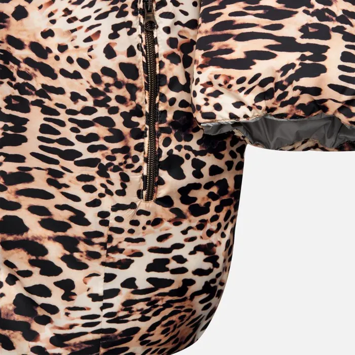 Woman Geox Jackets DIAMOND WOMAN Cold GriffinMacula Reversible Jacket Cold Griffinmacula