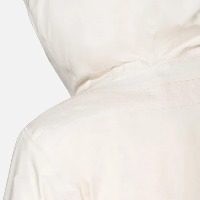 Woman Geox Jackets FELICITY ABX WOMAN Moonbeam Long Parka Moonbeam