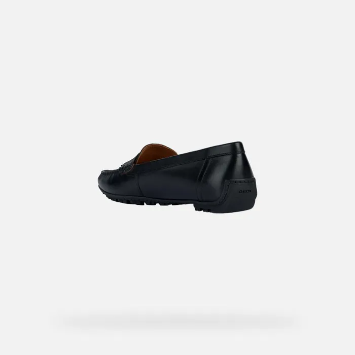 Woman Geox Loafers KOSMOPOLIS GRIP Women039s Black Leather Loafers Geox Black