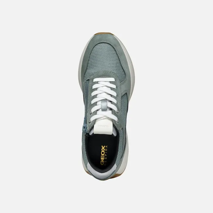 Woman Geox Sneakers AMABEL WOMAN Sage Low Top Sneakers Sage