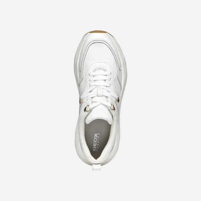Woman Geox Sneakers DIAMANTA E Low Top Sneakers White Woman FW White