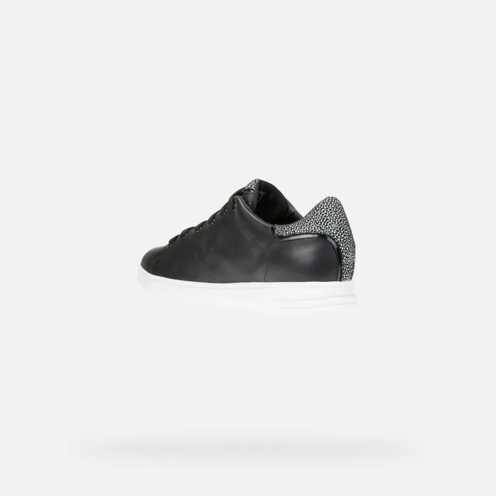Woman Geox Sneakers JAYSEN Women039s Black Low Top Sneakers Geox Black