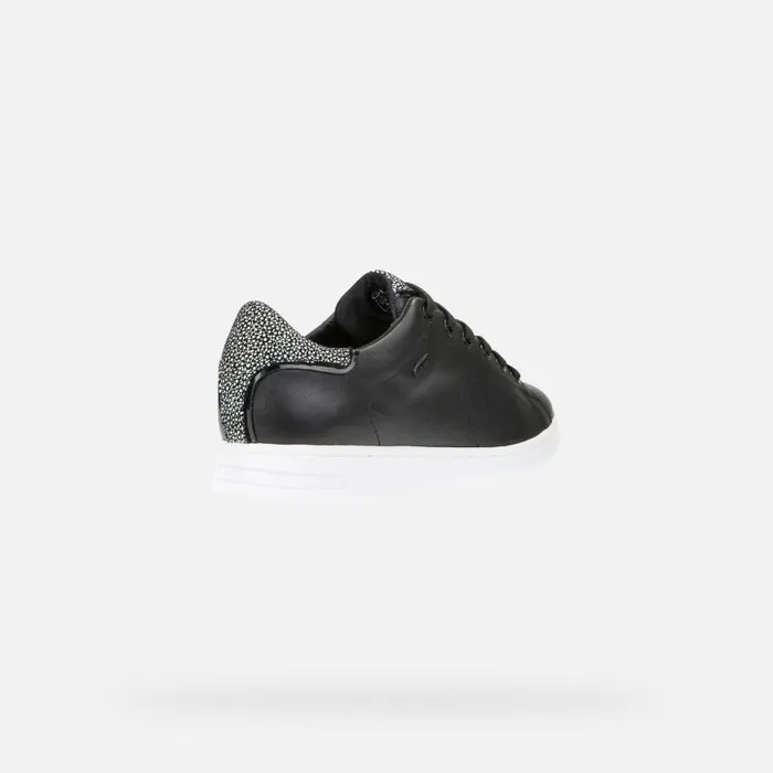 Woman Geox Sneakers JAYSEN Women039s Black Low Top Sneakers Geox Black