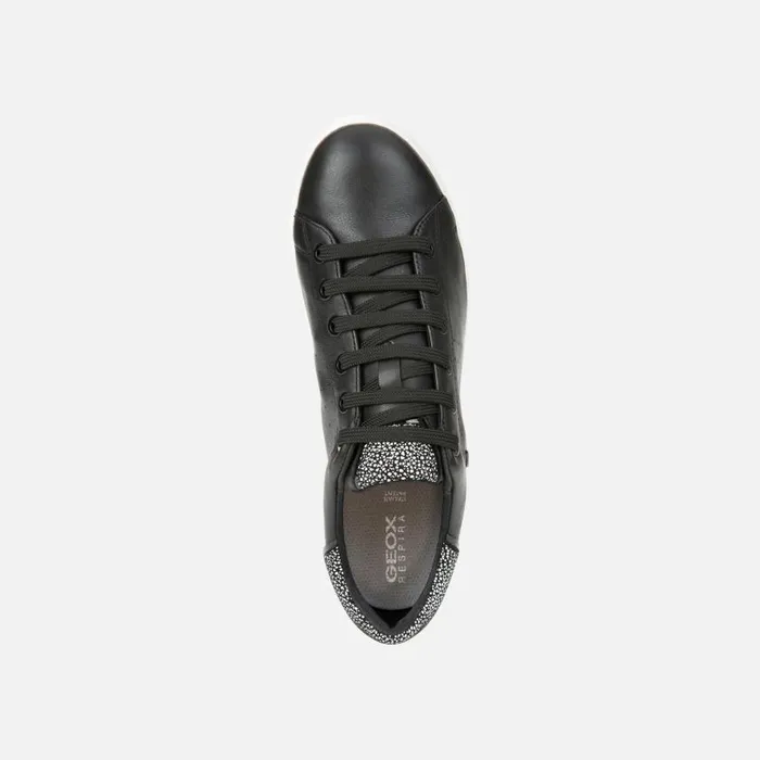 Woman Geox Sneakers JAYSEN Women039s Black Low Top Sneakers Geox Black