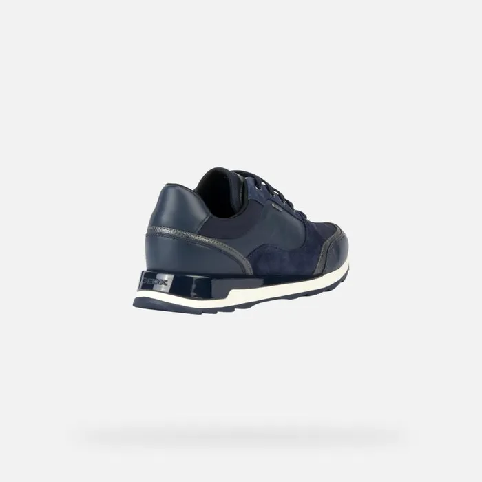 Woman Geox Sneakers NEW ANEKO B ABX B Waterproof Shoes Denim Woman Geox Dark Jeans