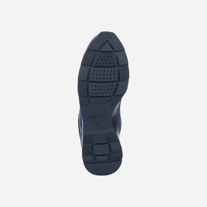 Woman Geox Sneakers NEW ANEKO B ABX B Waterproof Shoes Denim Woman Geox Dark Jeans
