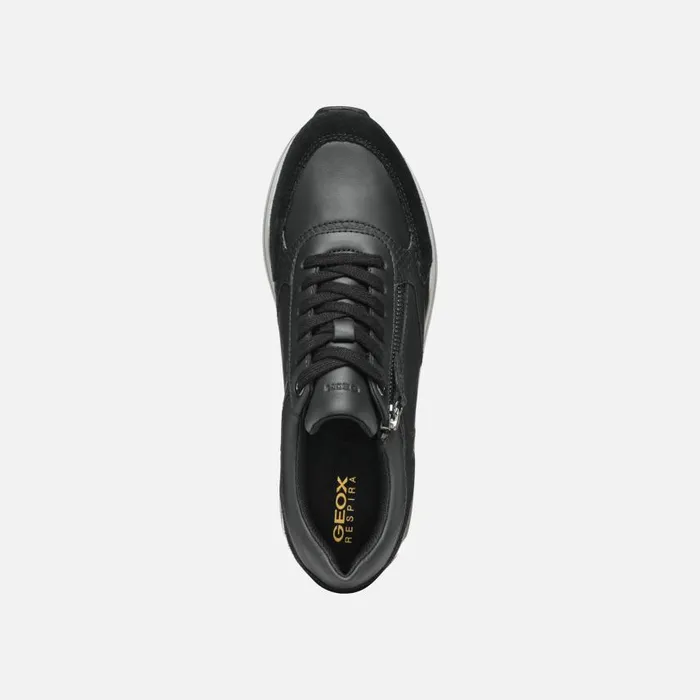 Woman Geox Sneakers NEW KENCY WOMAN Black Low Top Sneakers Black