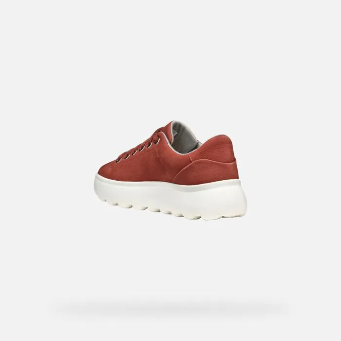 Woman Geox Sneakers SPHERICA EC41 WOMAN Old Rose Low Top Sneakers Old Rose