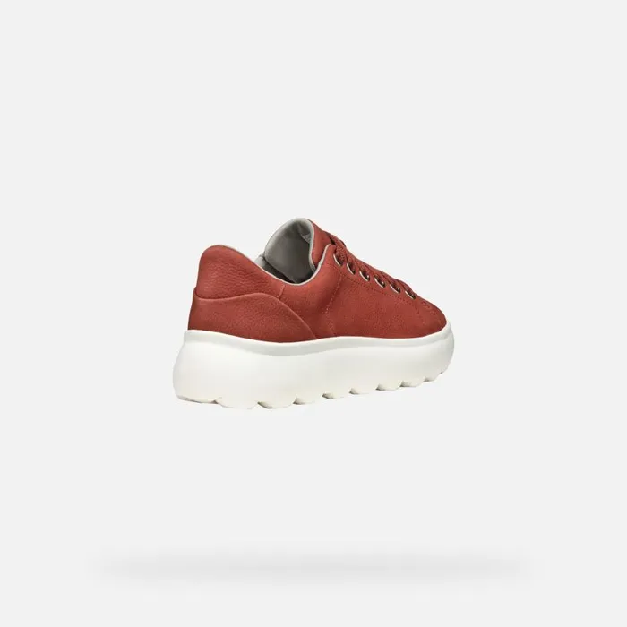 Woman Geox Sneakers SPHERICA EC41 WOMAN Old Rose Low Top Sneakers Old Rose