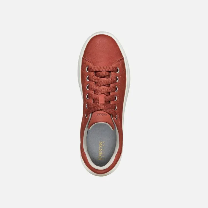 Woman Geox Sneakers SPHERICA EC41 WOMAN Old Rose Low Top Sneakers Old Rose