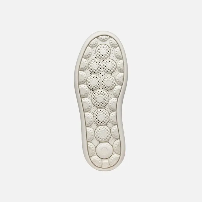 Woman Geox Sneakers SPHERICA ECUB2 WOMAN White Platform Trainers White