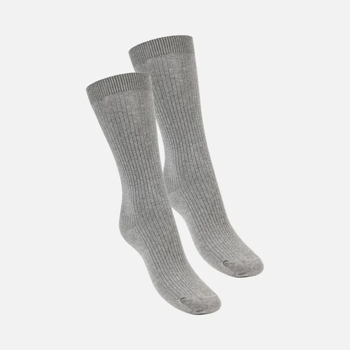 Woman Geox Socks TWOPACK SOCKS WOMAN Melange Grey Long Socks Melange Grey