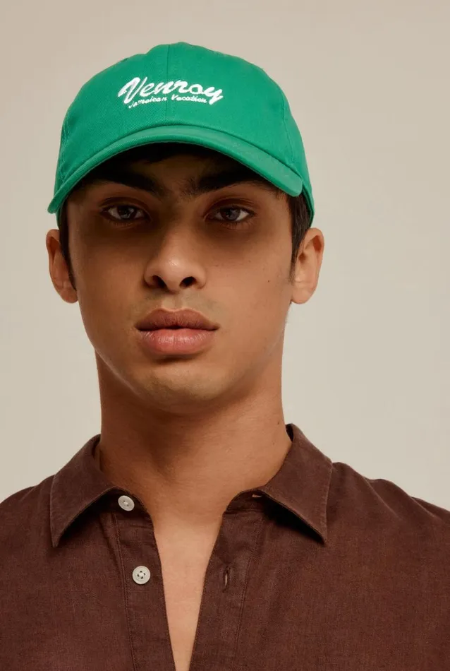 WomanMan Venroy Destination Merch Jamaican Vacation Cotton Logo Cap
