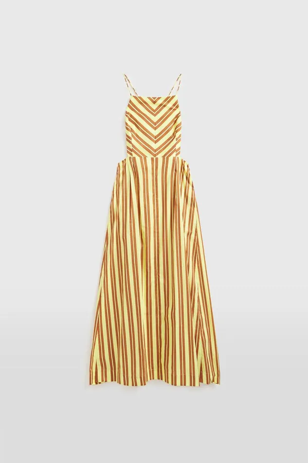 Woman Venroy Dresses Backless Apron Maxi Dress
