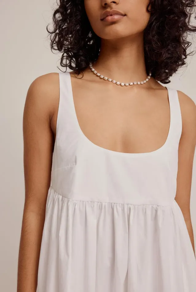 Woman Venroy Dresses Cotton Tiered Maxi Dress